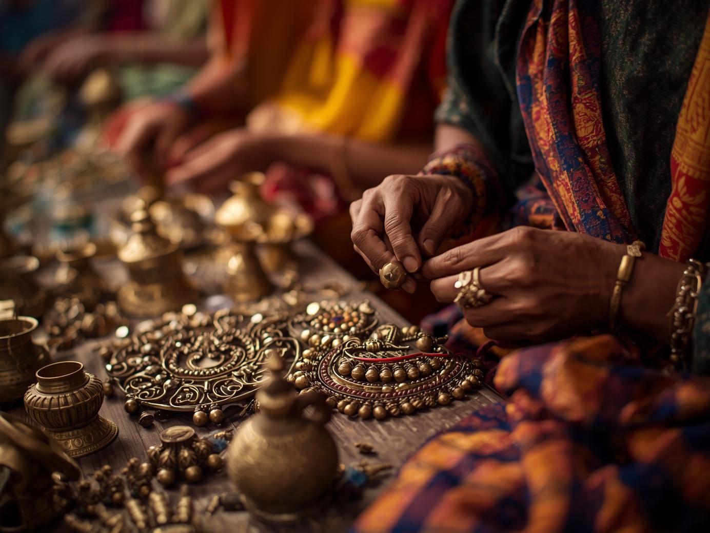 Dokra artisan, Eastern India